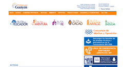 Desktop Screenshot of guayas.gob.ec